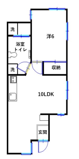 401号室間取り